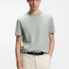 T-Shirt aus Baumwolle mit Noppenstruktur T-Shirt aus Baumwolle mit Noppenstruktur
