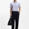T-Shirt aus Baumwolle mit Noppenstruktur T-Shirt aus Baumwolle mit Noppenstruktur