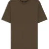 T-Shirt aus Baumwolle und Seide mit geometrischem Jacquard
