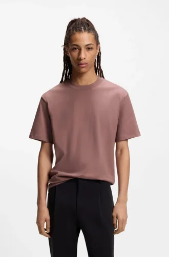 T-Shirt aus Baumwolljersey in Relaxed-Fit mit Logo-Print