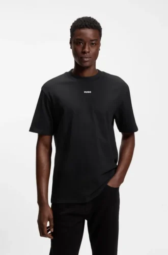 T-Shirt aus Baumwolljersey in Relaxed-Fit mit Logo-Print