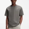T-Shirt aus Baumwolljersey in Relaxed-Fit mit Logo-Print