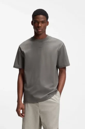 T-Shirt aus Baumwolljersey in Relaxed-Fit mit Logo-Print