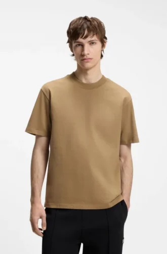 T-Shirt aus Baumwolljersey in Relaxed-Fit mit Logo-Print