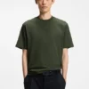 T-Shirt aus Baumwolljersey in Relaxed-Fit mit Logo-Print