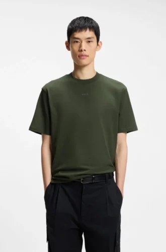 T-Shirt aus Baumwolljersey in Relaxed-Fit mit Logo-Print