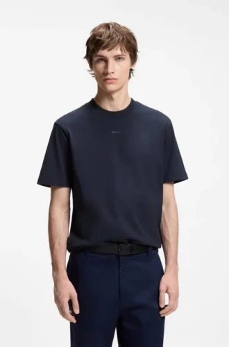 T-Shirt aus Baumwolljersey in Relaxed-Fit mit Logo-Print