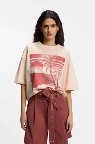 T-Shirt aus Baumwolljersey mit aufgedrucktem Motiv