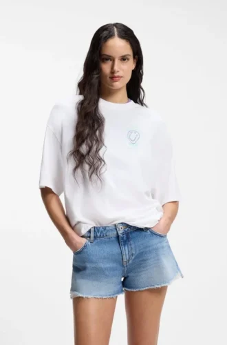 T-Shirt aus Baumwolljersey mit aufgedrucktem Motiv