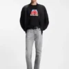 T-Shirt aus Baumwolljersey mit Biker-inspiriertem Print