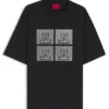 T-Shirt aus Baumwolljersey mit Biker-inspiriertem Print