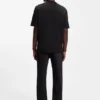 T-Shirt aus Baumwolljersey mit blauem Logo-Patch