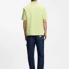 T-Shirt aus Baumwolljersey mit blauem Logo-Patch