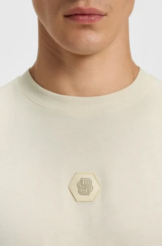 T-Shirt aus Baumwolljersey mit Double-B-Monogramm