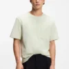 T-Shirt aus Baumwolljersey mit gesticktem Logo T-Shirt aus Baumwolljersey mit gesticktem Logo
