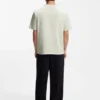 T-Shirt aus Baumwolljersey mit gesticktem Logo T-Shirt aus Baumwolljersey mit gesticktem Logo