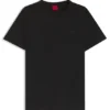T-Shirt aus Baumwolljersey mit gesticktem Logo