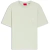 T-Shirt aus Baumwolljersey mit gesticktem Logo T-Shirt aus Baumwolljersey mit gesticktem Logo