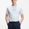T-Shirt aus Baumwolljersey mit golfinspiriertem Logo