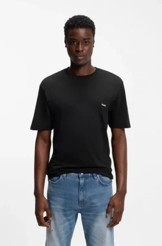 T-Shirt aus Baumwolljersey mit Grafik auf der Rückseite