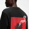T-Shirt aus Baumwolljersey mit Grafik auf der Rückseite T-Shirt aus Baumwolljersey mit Grafik auf der Rückseite