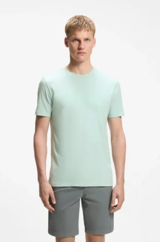 T-Shirt aus Baumwolljersey mit großem Logo-Print