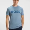 T-Shirt aus Baumwolljersey mit großem Logo-Print
