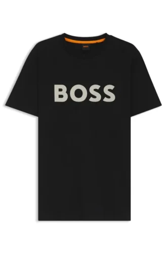 T-Shirt aus Baumwolljersey mit großem Logo-Print