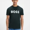 T-Shirt aus Baumwolljersey mit großem Logo-Print