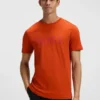 T-Shirt aus Baumwolljersey mit großem Logo-Print