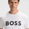 T-Shirt aus Baumwolljersey mit großem Logo-Print