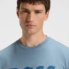 T-Shirt aus Baumwolljersey mit großem Logo-Print