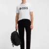 T-Shirt aus Baumwolljersey mit großem Logo-Print