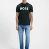 T-Shirt aus Baumwolljersey mit großem Logo-Print
