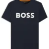 T-Shirt aus Baumwolljersey mit großem Logo-Print