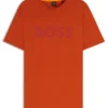 T-Shirt aus Baumwolljersey mit großem Logo-Print