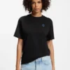 T-Shirt aus Baumwolljersey mit Happy HUGO-Logo