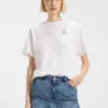 T-Shirt aus Baumwolljersey mit Happy HUGO-Logo