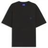 T-Shirt aus Baumwolljersey mit Happy HUGO-Logo