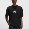 T-Shirt aus Baumwolljersey mit Happy HUGO-Motiv T-Shirt aus Baumwolljersey mit Happy HUGO-Motiv