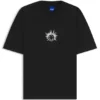 T-Shirt aus Baumwolljersey mit Happy HUGO-Motiv T-Shirt aus Baumwolljersey mit Happy HUGO-Motiv
