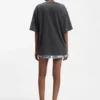 T-Shirt aus Baumwolljersey mit „Happy HUGO“-Print im Melted-Effekt
