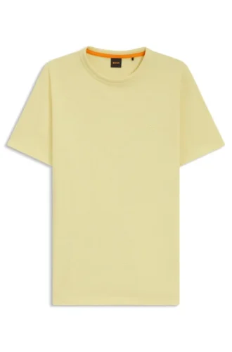 T-Shirt aus Baumwolljersey mit Logo-Detail