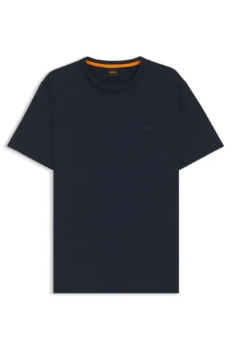 T-Shirt aus Baumwolljersey mit Logo-Detail