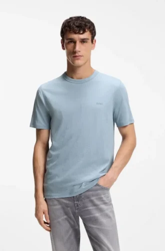 T-Shirt aus Baumwolljersey mit Logo-Detail