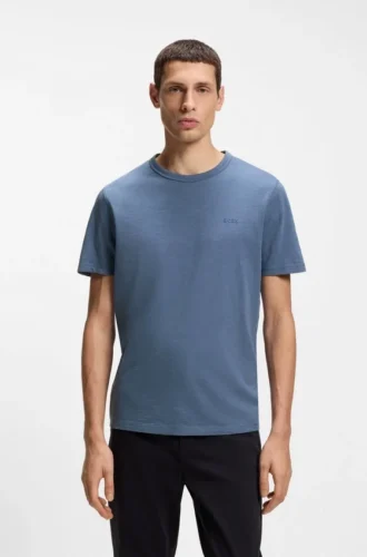 T-Shirt aus Baumwolljersey mit Logo-Detail