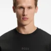 T-Shirt aus Baumwolljersey mit Logo-Detail