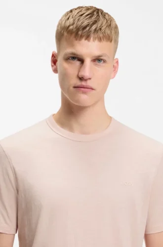 T-Shirt aus Baumwolljersey mit Logo-Detail