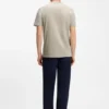 T-Shirt aus Baumwolljersey mit Logo-Detail