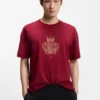 T-Shirt aus Baumwolljersey mit Logo-Motiv zum Jahr des Pferdes